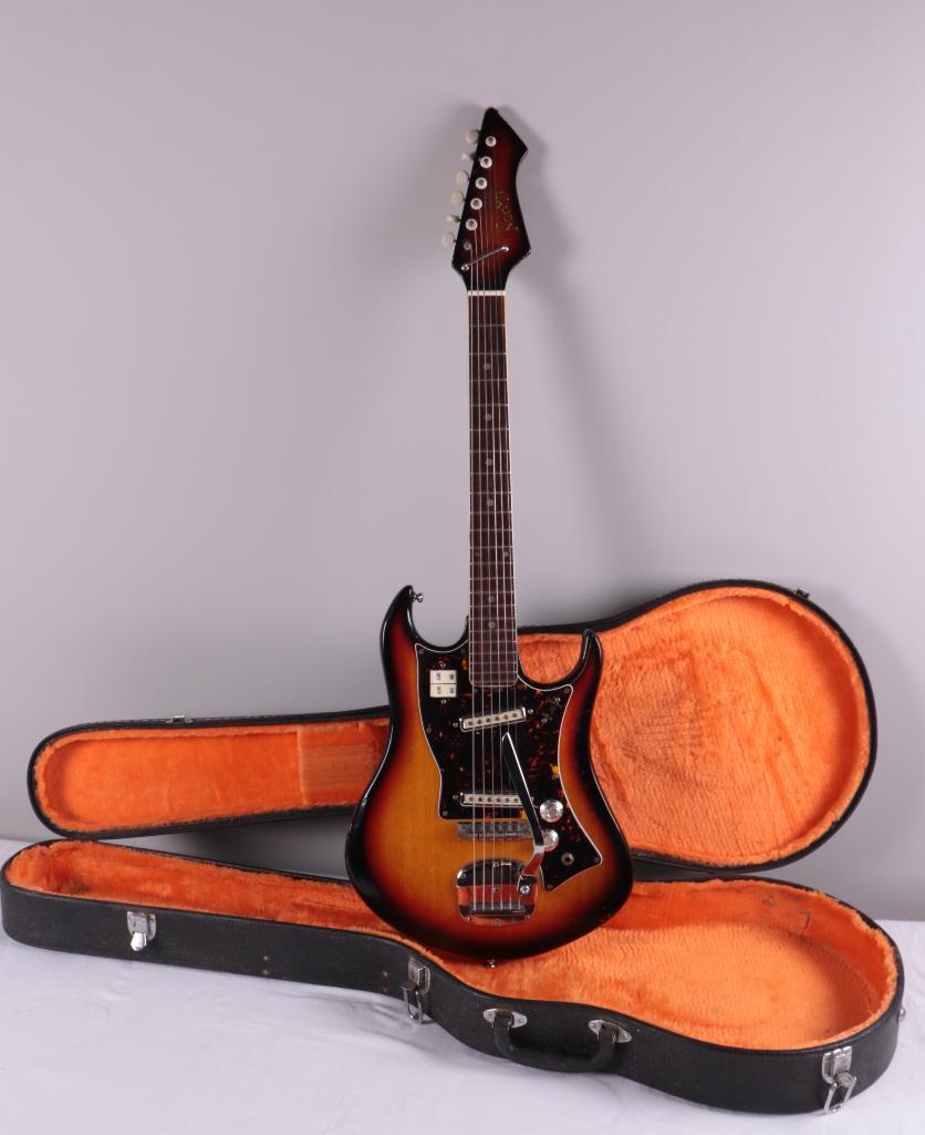 Norma Sunburst Electric Guitar (1 of 11)