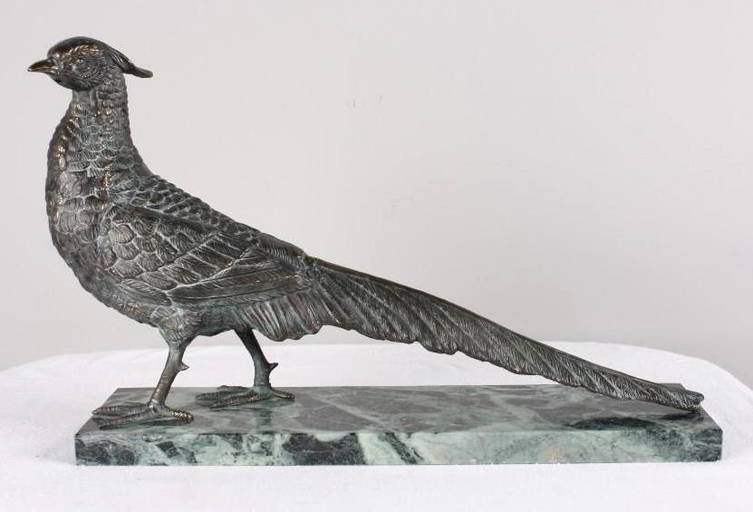 Bronze Sculpture Of A Quail
