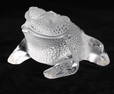 Lalique Frog Paperweight