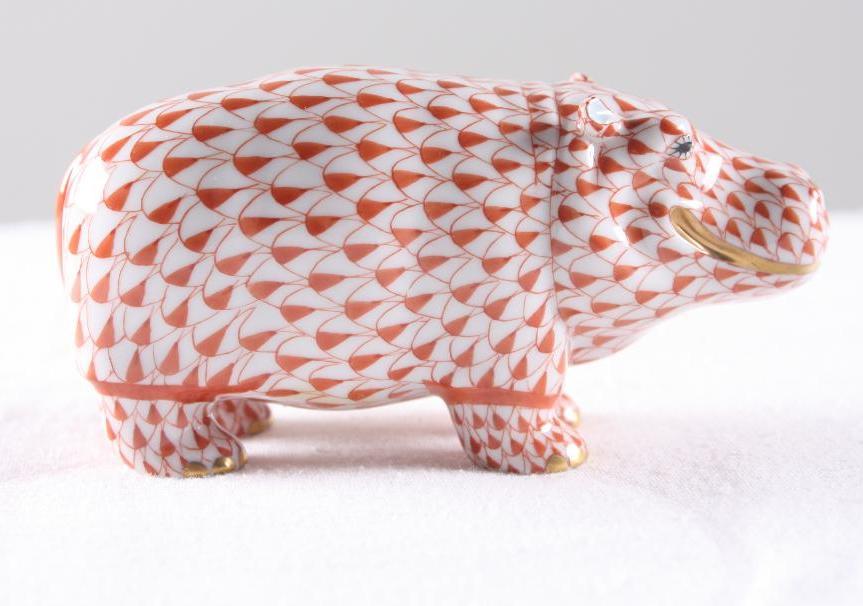 Herend Figurine - Hippo (1 of 7)