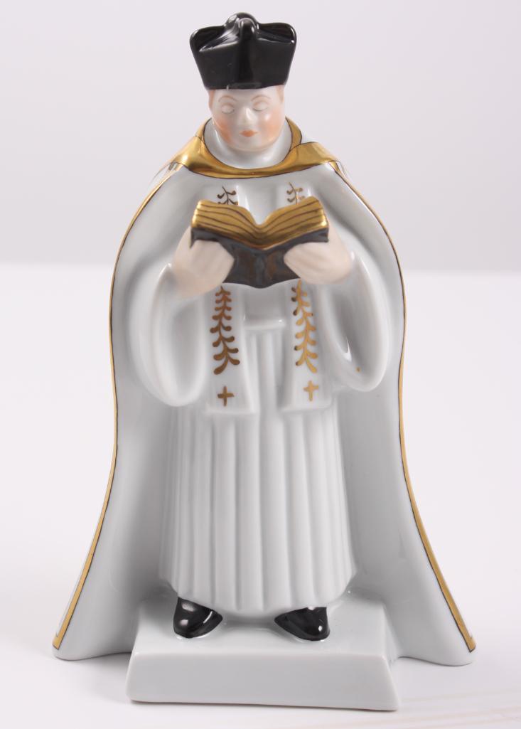 Herend Hungarian Wedding Figurine - Priest (1 of 8)