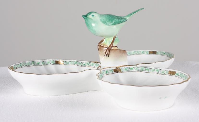 Herend Porcelain - Three Part Relish Dish (1 of 7)