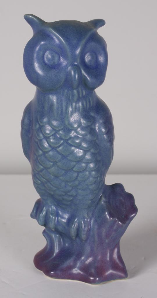 Van Briggle Pottery Mulberry Owl (1 of 7)