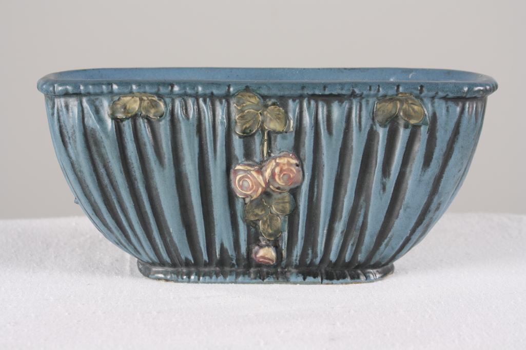 Weller Pottery Drapery Roses Planter Vase (1 of 4)