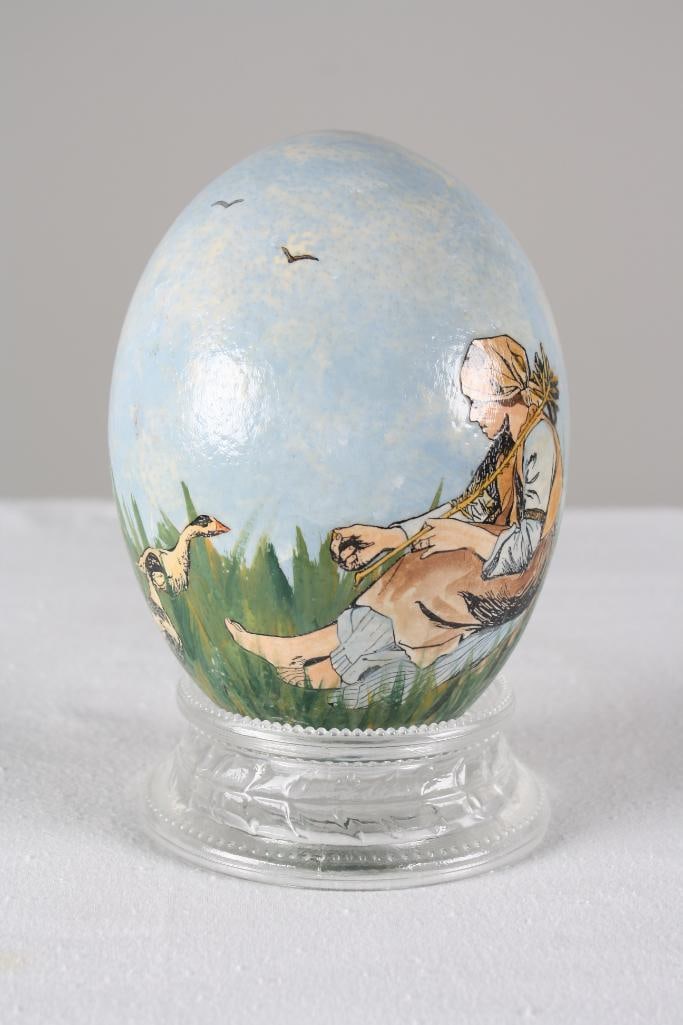 Painted Ostrich Egg (1 of 10)