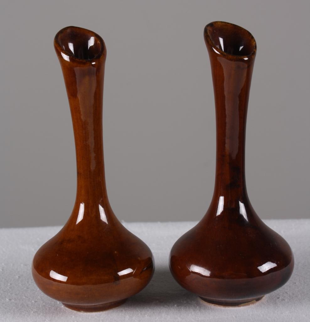 Pair of Van Briggle Pottery Bud Vases (1 of 6)