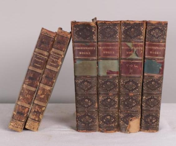 Collection of Leather Bound Books (1 of 11)