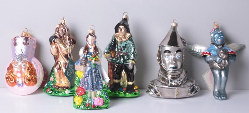 Six (6) Kurt S Alder Polonaise Wizard of Oz Ornaments (1 of 9)