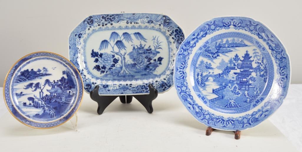 Three Blue and White Dishes (1 of 7)
