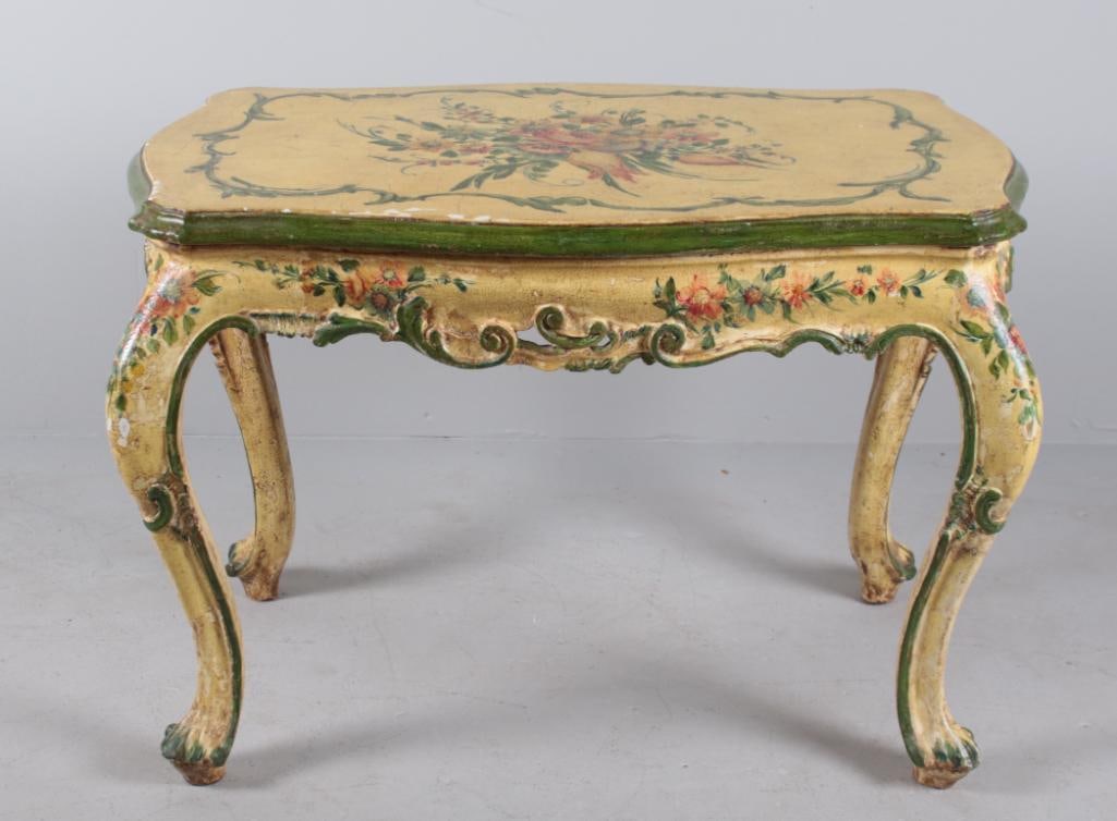 Florentine Polychrome Tea Table (1 of 8)