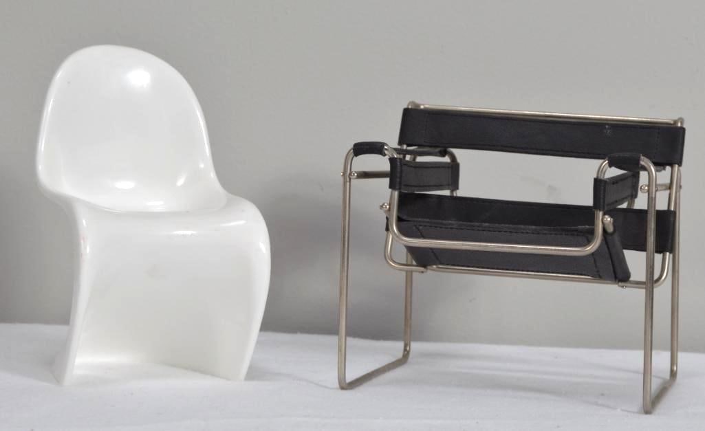 Two (2) Miniature MCM Chairs From the Vitra Miniatures Collection (1 of 10)