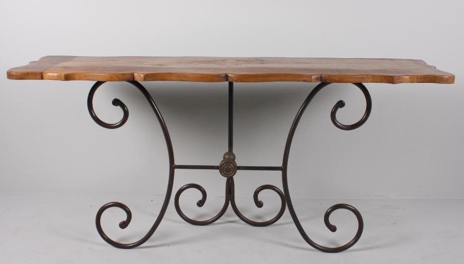 Reclaimed Hickory Console Table (1 of 9)