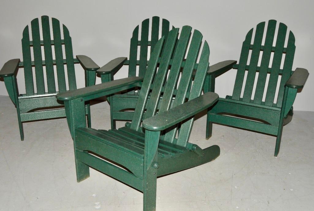 Set of Four Polywood Adirondack Chairs (1 of 4)