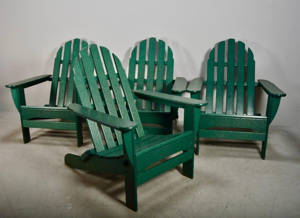 Set of Four Polywood Adirondack Chairs (1 of 4)