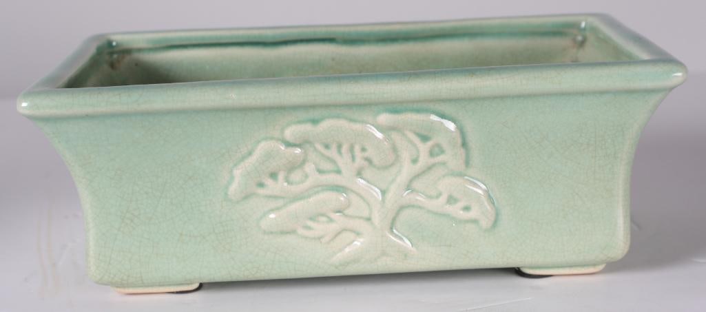 Lime Green American Art Pottery Planter (1 of 4)