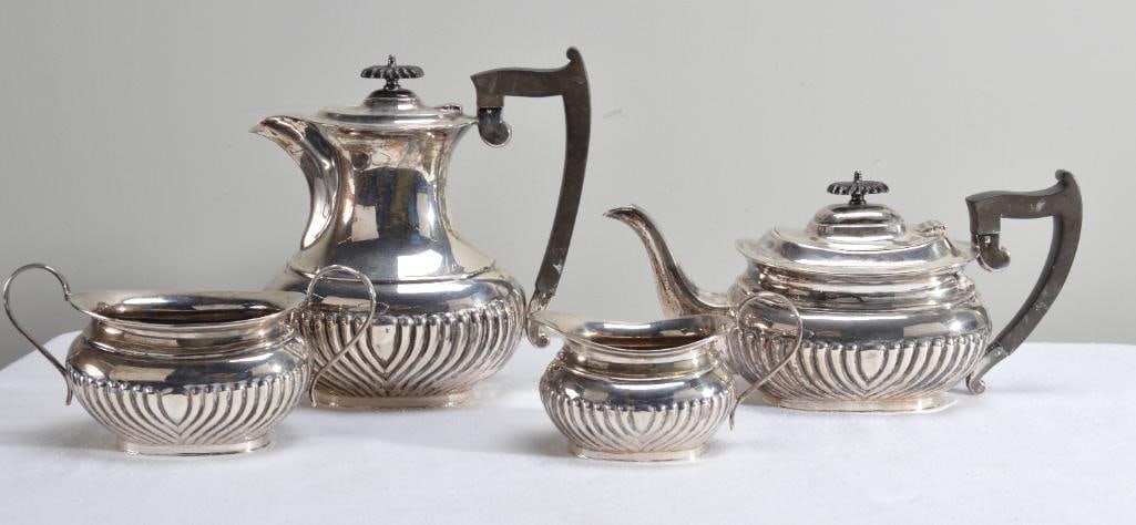 Edward Vinter Sterling Silver Tea Service (1 of 9)