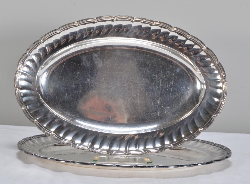 Pair of Christofle Silverplate Serving Platters (1 of 7)