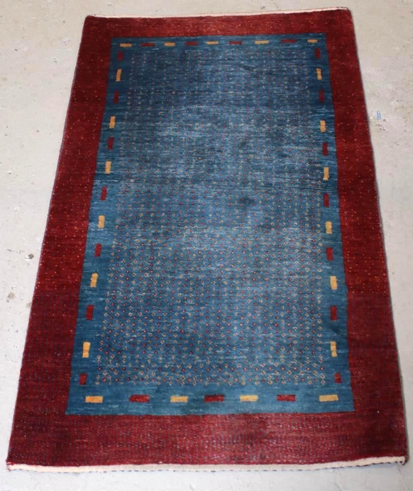 Modern 4' 5" X 2' 7.5" Gabbeh Rug (1 of 5)