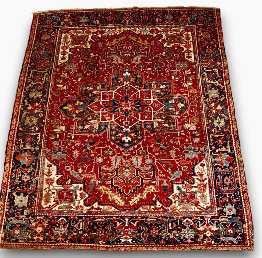 11' 5 x 8' 10 Persian Heriz Rug (1 of 5)