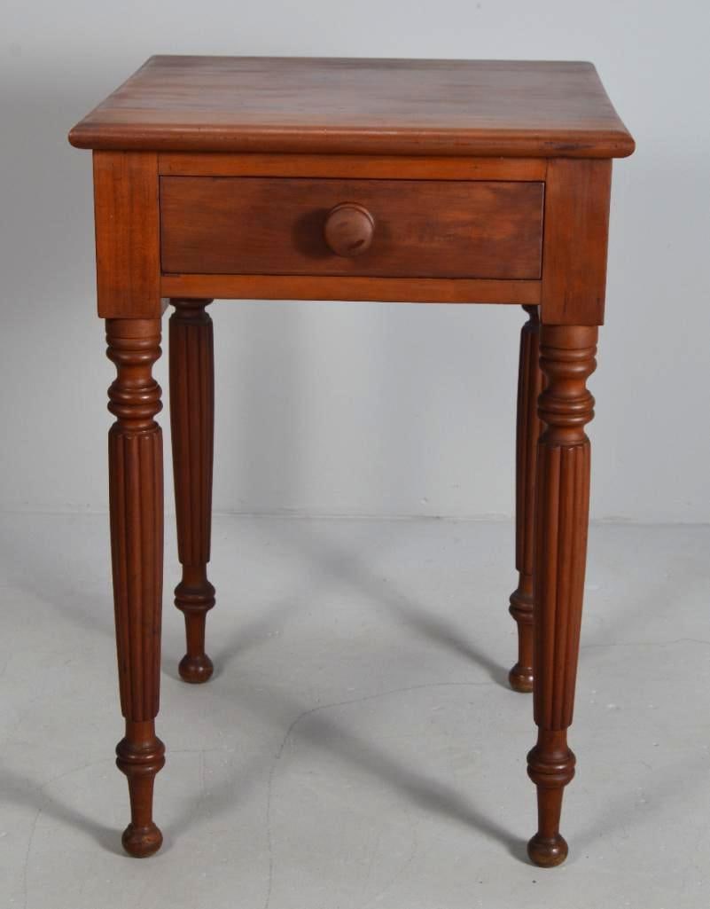 Late Federal Cherry Work Table (1 of 7)