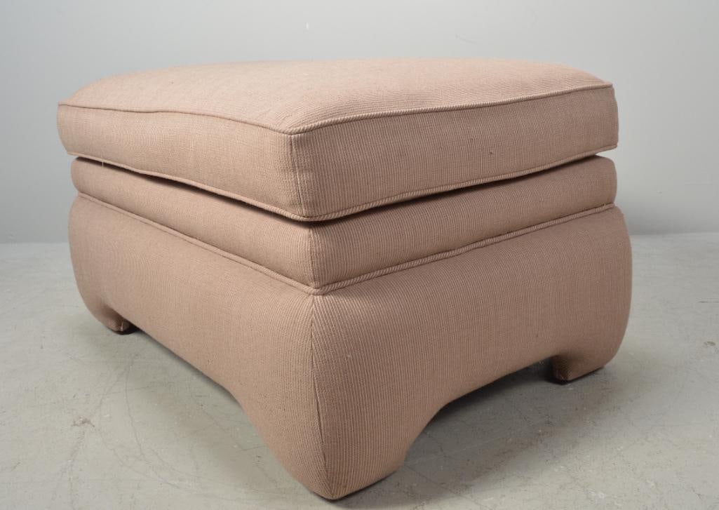 Donghia Upholstered Ottoman (1 of 6)