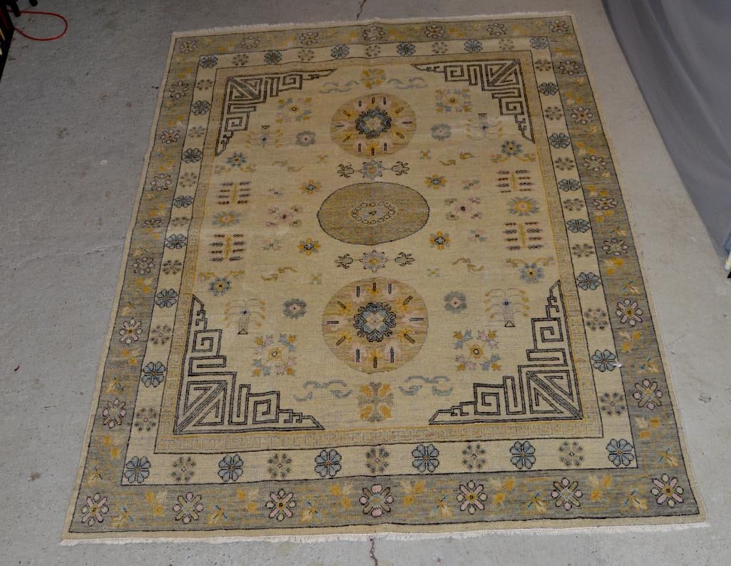 7' 10" x 10' 6" Indian Oushak Rug (1 of 6)