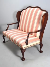 George III Style High Back Settee