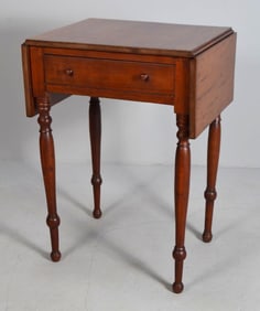 Late Federal Cherry Work Table