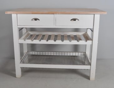 Crate & Barrel Wine Table