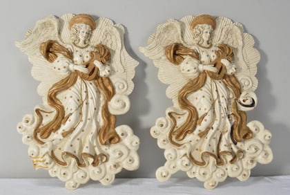 Pair of Angel Wall Hangings