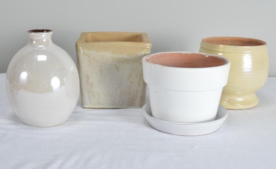 Four (4) Assorted Planters (1 of 5)