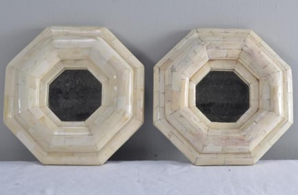Pair of Octagonal Mirrors