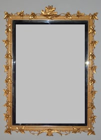 George III Style Gilt Wood Mirror