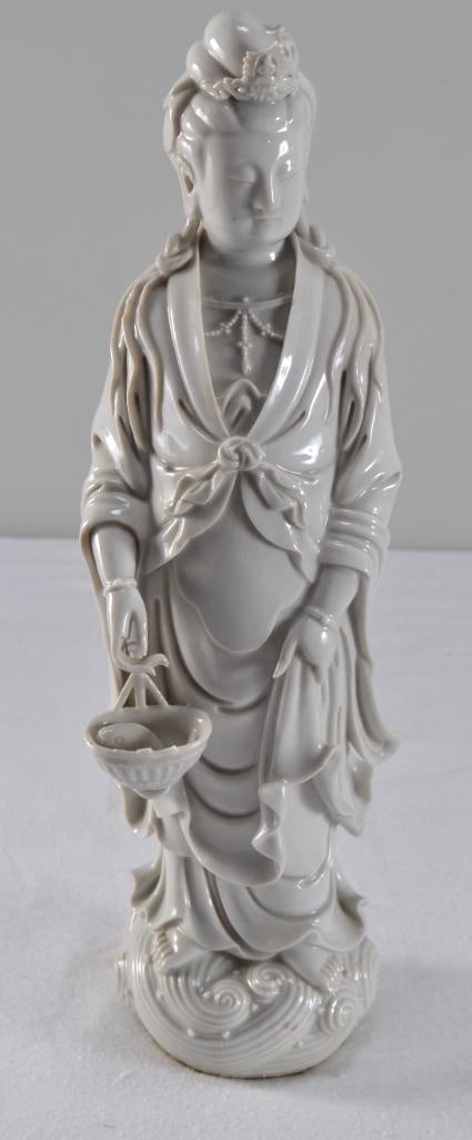 White Porcelain Guanyin Statue (1 of 8)