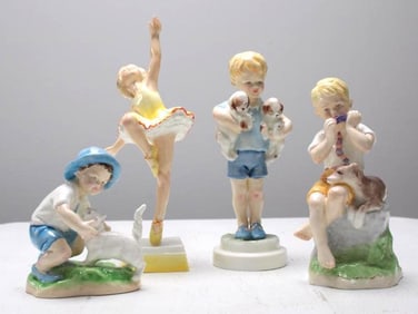 Four Royal Worcester Figurines