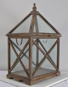 Wood and Glass Terrarium