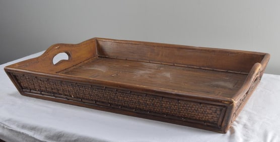 Faux Bamboo Butler's Tray