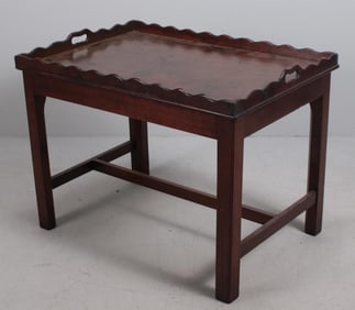 George III Style Mahogany Tea Table