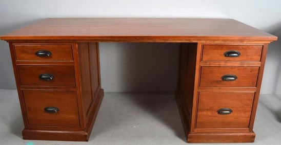 Cherry Mission Style Office Desk