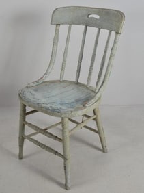 Rustic Painted Side Chair