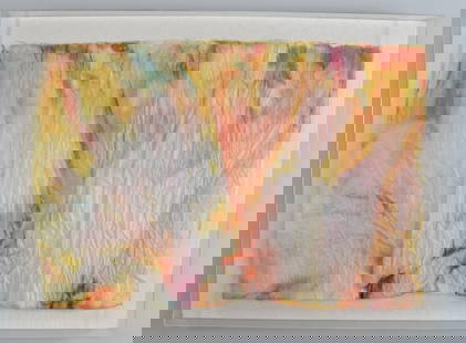 Sam Gilliam (American, 1933-2022): Untitled, 1971, Signed, dated and inscribed lower right "Sam Gilliam '71 - 16/16" . This is a unique piece from a series of 16 works. Watercolor on paper Image: H 23.25 x W 34 inches; Fr