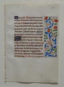 Illuminated Page from Book of Hours