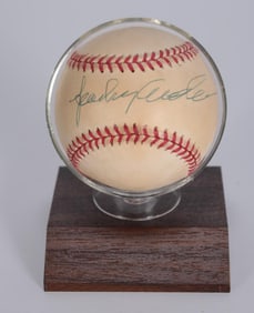 Autographed Sparky Anderson Baseball