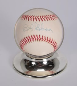 Autographed Bob Gibson Baseball