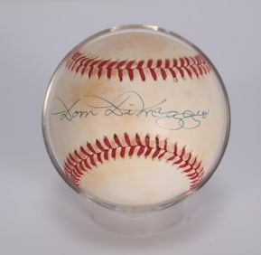 Autographed Dom Dimaggio Baseball