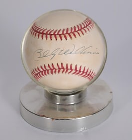 Autographed Billy Williams  Baseball