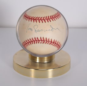 Autographed Tom Lasorda Baseball