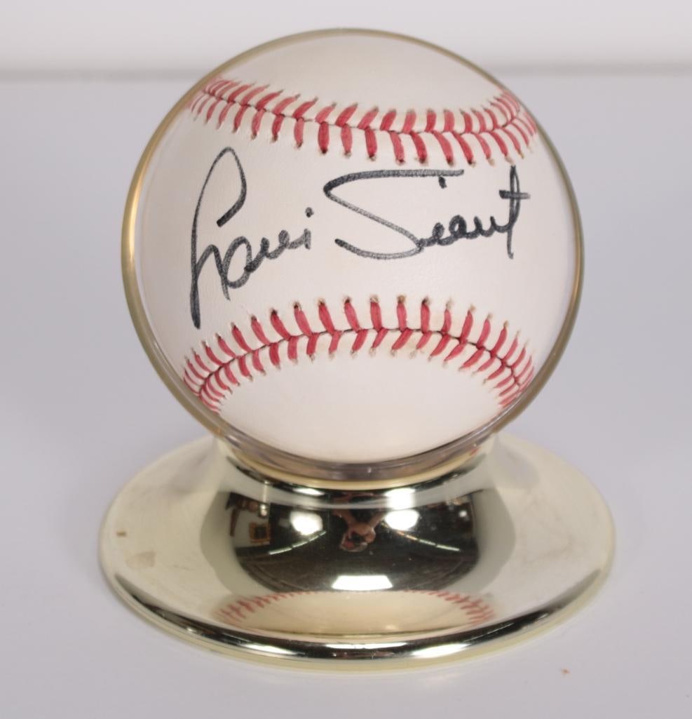 Autographed Louis Tiant Baseball (1 of 4)