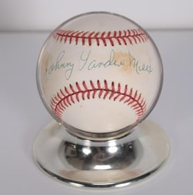Autographed Johnny Vandermeer Baseball