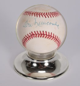 Autographed Don Newcombe Baseball